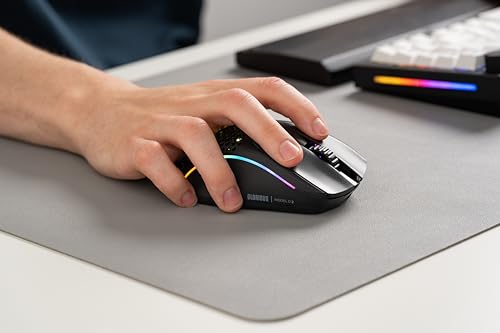 GLORIOUS Gaming Model D 2 Wireless Ratón Gaming inalámbrico - ergonómico, superligero 66 g, 210 h de batería, Sensor óptico 26K, 6 Botones programables, 80 Millones de clics, FPS, MMO, MOBA - Negro - imagen 15