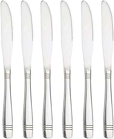 Obston Stainless Steel Dinner Knives Set, 12-Piece