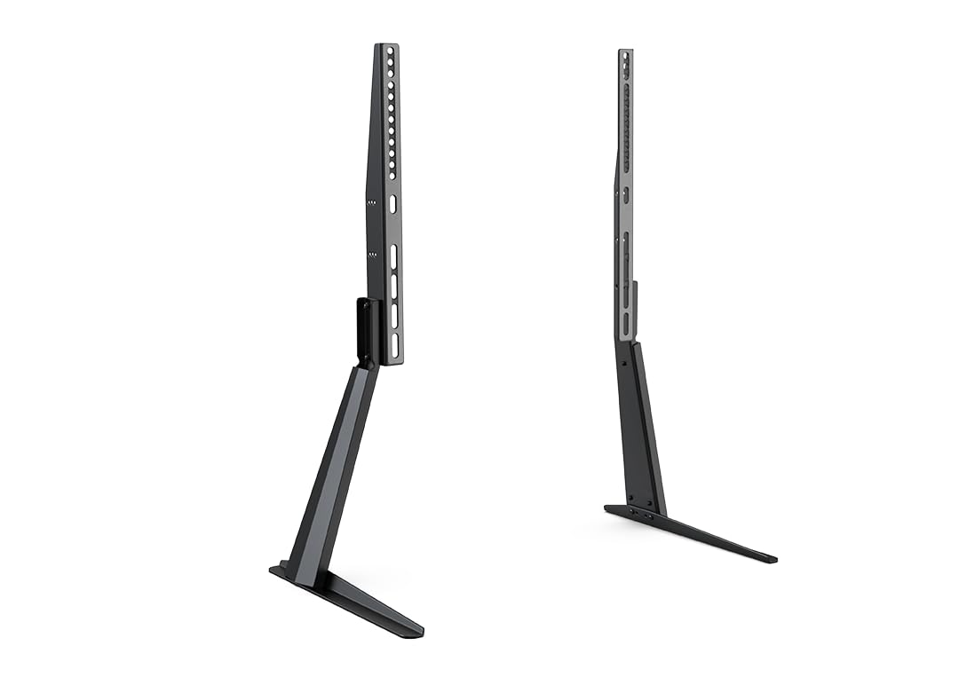 Supporto TV da Tavolo BLUBS4117 – Base Universale Stabile e Antiscivolo, Compatibile VESA, Montaggio Facile, Design Salvaspazio per Smart TV