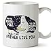 MUGFFINS Dad Mug -"North to South Pole" - Father's Day Gift/Present for Daddy - Tea/Coffee Ceramic Cup 11oz