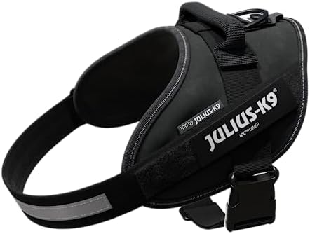 Julius-K9, 16IDC-P-B2, IDC Powerharness, dog harness, Size: Baby 2, Black