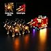 Led Light Kit Compatible with Lego Santa Sleigh 40499 - Lego Sets Not Included, Vonado Led Lighting Kit Compatible with Lego Christmas Set
