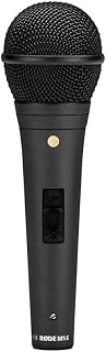 RØDE M1-S Dynamisches Mikrofon für Live-Auftritte mit Nierencharakteristik und verriegelbarem Schalter für Live-Gesang und Musikproduktion