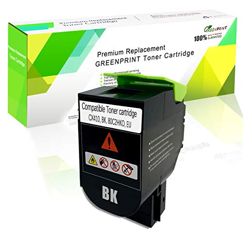 Kompatybilny kartusz z tonerem CX410 CX510 czarny wysoka pojemność 4000 stron BK, 3000 stron CMY do drukarki LexMarkt CX410de CX510de CX410dte CX410e CX510dder CX510dhe GREENPRINT