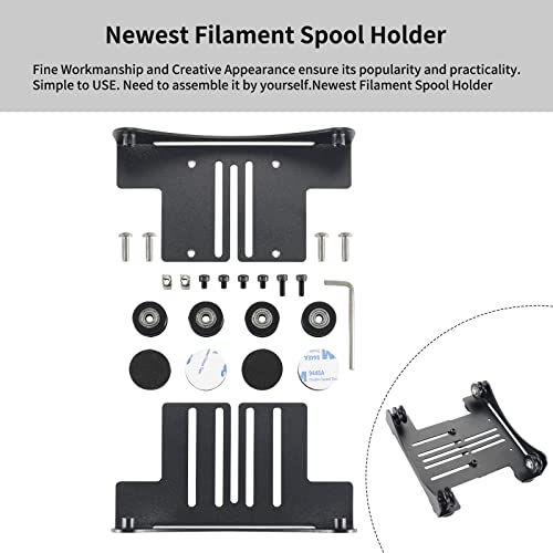 3D Printer Filament Spool Adjustable Holder: Fysetc New 3Kg-Filament Spool Stand Wide With Range 23-116Mm Mount Rack Bracket Universal Fits For Tpu Pla Abs Petg Nylon 0.5-3Kg 3D Printing Material #TOP2