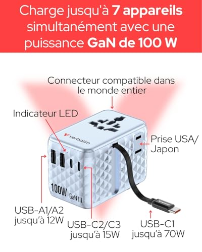Verbatim adaptateur secteur universel - vue 2