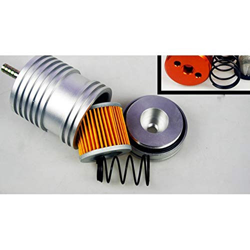 figatia Filtro de óleo para motocicleta acessórios de motocicleta 5,8 x 3,1 cm para ATV Dirt Pit Bik