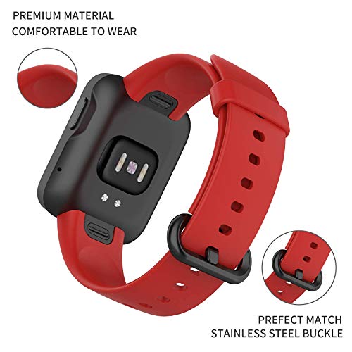 FunBand kompatibel mit Xiaomi Mi Watch Lite/Redmi Watch Lite Armband, Sport Ersatzband Uhrenarmban Wasserdicht Ersatz Uhrenarmb&auml;nder f&uuml;r Xiaomi Mi Watch Lite/Redmi Watch Lite Smart Watch