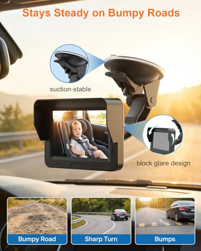 CUKIY 1080P Baby Car Camera