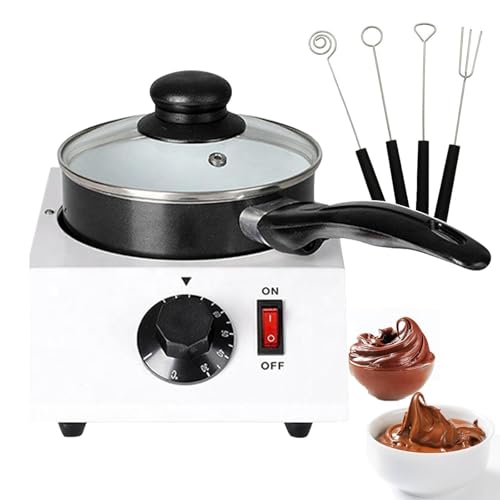 Chocolate Melter Heater con Olla Cerámica y 4 Herramientas de Hornear miniatura 1