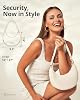 Bolso Vantamo Crescent para Mujer con Protección RFID, Cartera de Media Luna para Mujer con Clip Antirrobo para Mayor Seguridad 4