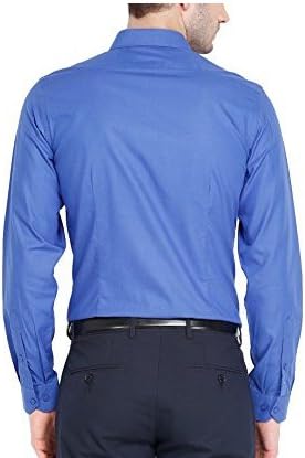 Royal Kurta Men's Formal Shirt 40 Blue