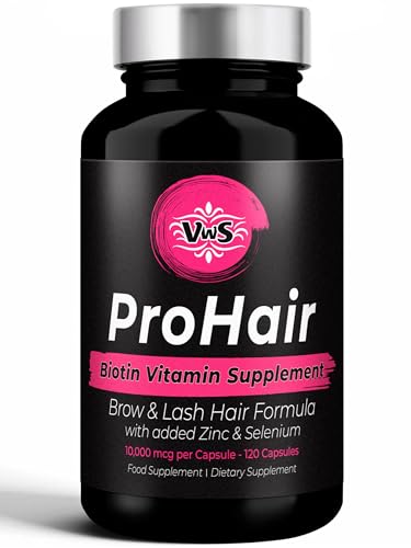 VWS Biotin 10,000 mcg Dietary Supplement w/Zinc & Selenium