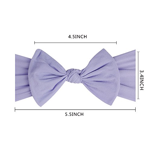 Baby Headbands Knotted Girls Turban Soft Cotton Floral Hairbands For Newborn Infant Toddler Headwraps (Baby Headband-33) #TOP1
