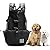 Woolala Light Weight Pet Carrier Backpack for Small and Medium Dogs, Veterinarian Approved Safe Bag for Travel- Easy Take Space Saving - Black L