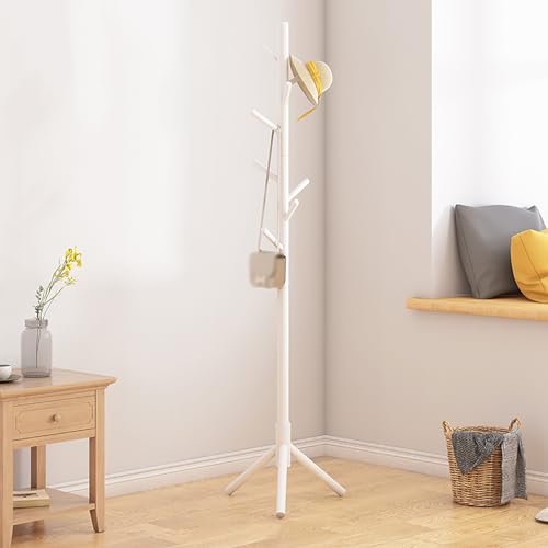 Porte-manteau sur pied compact pour optimiser le couloir