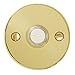 Emtek 2458US19 Emtek 2458 2-1/2" Diameter Disk Style Brass Lighted Doorbell Rosette from The Brass Modern Collection