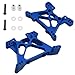 Hobbypark Aluminum Front & Rear Shock Tower Upgrade Parts for 1/10 Traxxas Slash 4x4 Replacement of Part 6838 6839 (2-Pack) (Navy Blue)