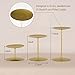 smtyle Gold Metal Cast Iron Candle Holders Set of 3 Centerpieces with Iron-3.5