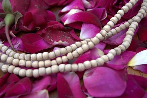 Image of ISKCON VRINDAVAN Original Tulsi Kanthi Mala - Unisex Adult Jaap Chanting Mala from Vrindavan Dham