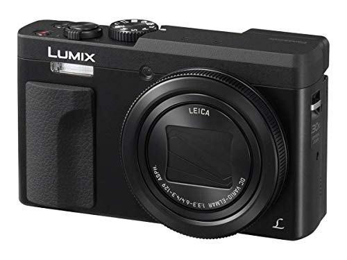 Panasonic LUMIX TZ91 High-End Reisezoom Kamera (LEICA Objektiv, 30x Opt. Zoom, 24 mm Weitwinkel, Sucher, 4K) silber