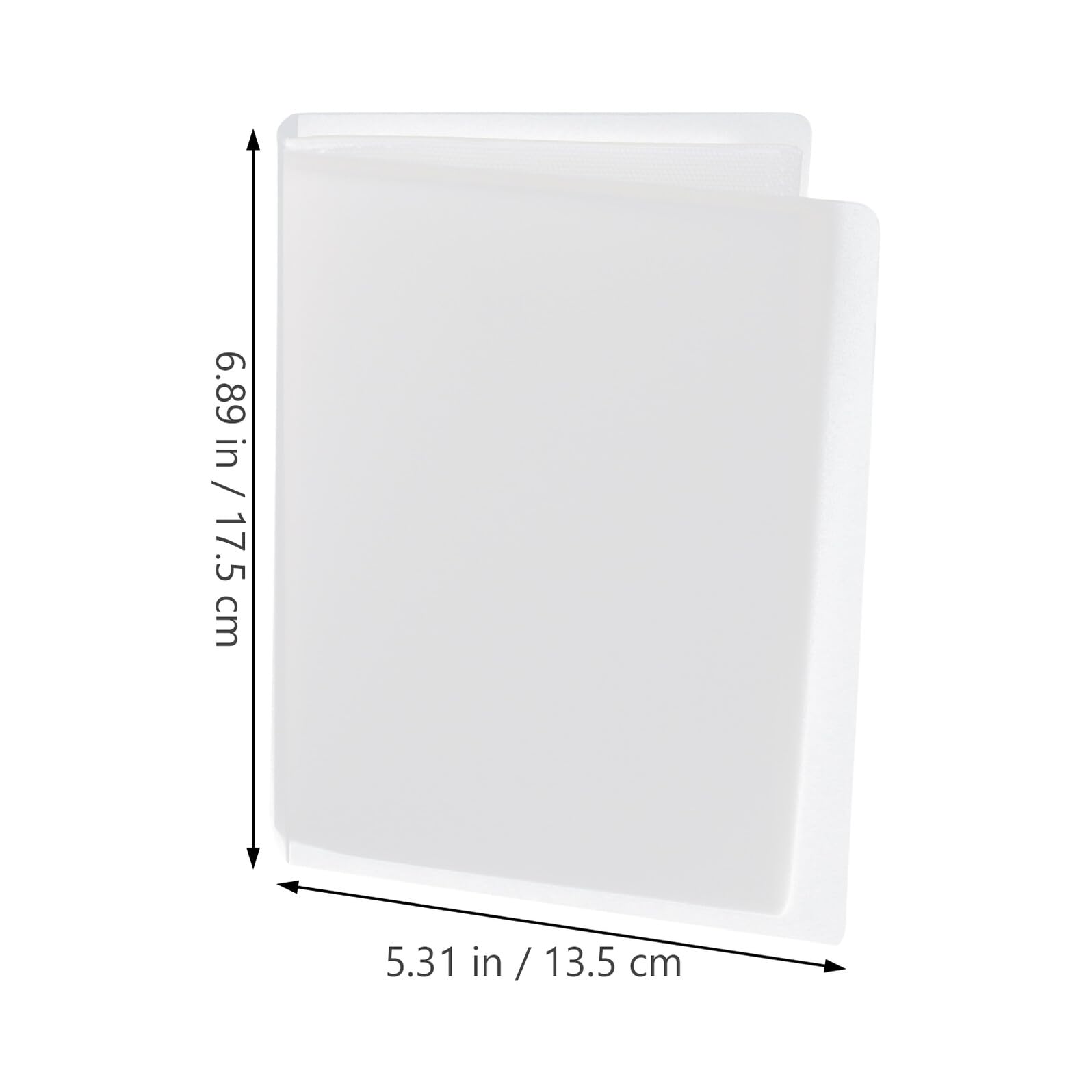 Hemobllo Álbum de Fotos 6 Pulgadas 100 Hojas de Inserción Mate PP Protector para Álbum DIY Libro de Recortes Personalizable para Fotos Familiares Viajes y Recuerdos