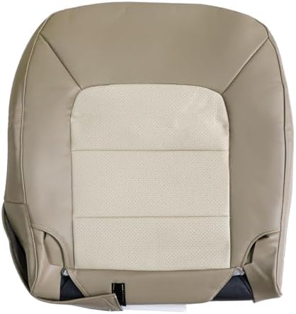Tan Leather Seat Covers For 2002-2005 Ford Excursion Limited - Direct Replacement, Airbag Compatible