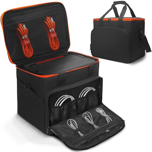 Amazing Fair Portable Power Station Storage Bag - Heavy Duty Organizer Case with Adjustable Shoulder...