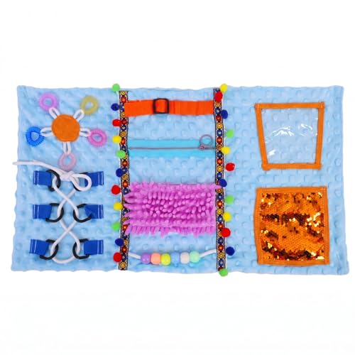 Fidget Blanket for Elderly with Dementia & Alzheimer's, Sensory Activities