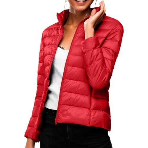 fartey Lightweight Puffer Jacket Women Warm Winter Padded Coat with Pockets - image 4