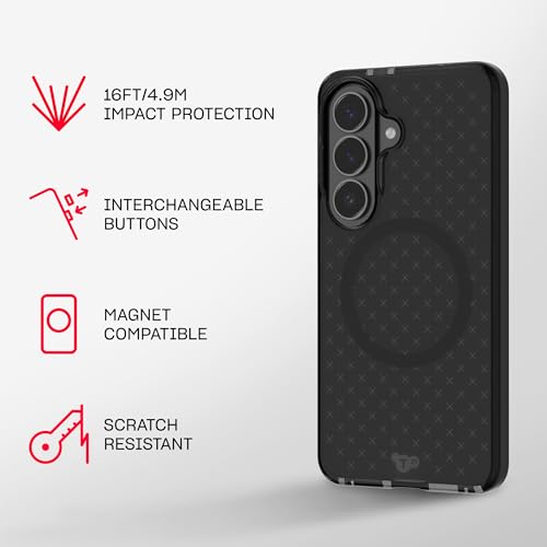 Image of Tech21 Samsung Galaxy S26 Evocheck with Magnet - Smokey /Black