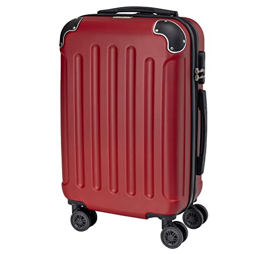 Valigie R.Leone Set 3 Pezzi - Trolley Rigido ABS, 8 Ruote, Lusso Lilla, Taglie S, M, L Per Viaggi - Foto 5