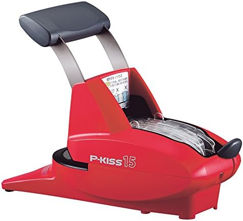 Amazon | マックス ホッチキス 紙針 P-KISS 15枚とじ レッド PH-15DS/R 