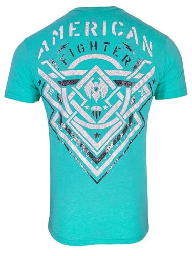 American Fighter Men's T-Shirt Lost Springs Crew Neck M Blue3