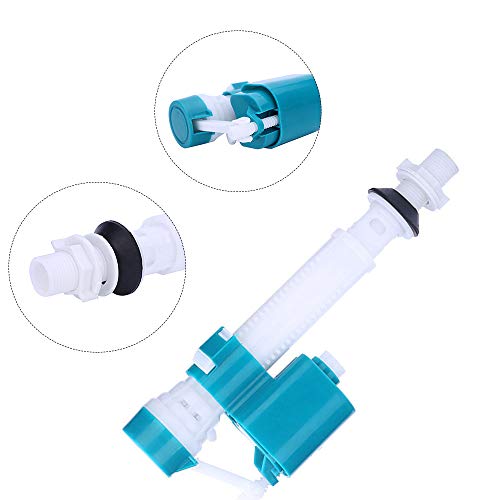 Toilet Cistern Bottom Entry Inlet Flush Valve Bottom Siphon Fill Float Universal Adjustable Fill Valve for Home Hotel - Image 2