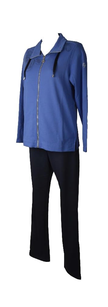 Tuta donna DYNAMIC completo tempo libero estiva aperta con zip pantalone elastico in vita articolo 8E76574