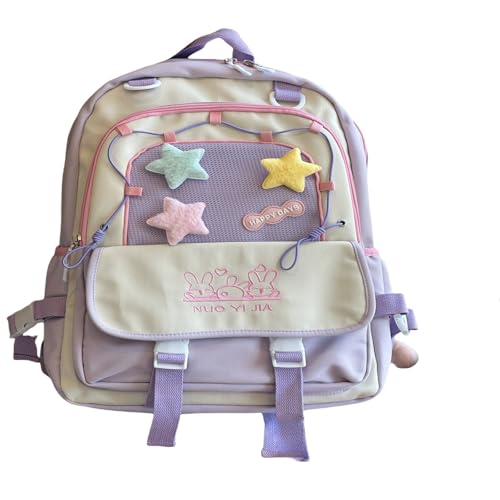 Cartable backpack mignonne de grande capacité avec rangement optimisé