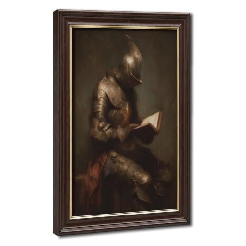 Poster médiéval de lecture : une idée cadeau originale sur toile pour passionnés