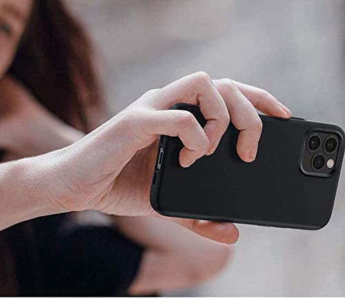 Coque iPhone 12 fine en PC TPU noir intégral - 7