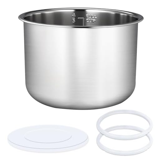 Versatile 6-Qt Stainless Steel Inner Pot