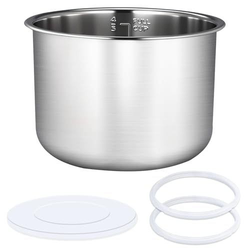 Stainless Steel Inner Pot 6 Qt, Compatible with Instant Pot 6 Quart Inner Pot Polished Surface 0...