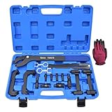 Yuesstloo Engine Camshaft Locking Timing Tool Kit, Compatible with VW Audi 2.0 2.4 2.5 2.8 3.0T 3.2 4.2 5.0 5.2, Touareg Q7 Porsche 3.0T, A4 A6 A6L A8 Q5 Q7 R8, Replace OEM T40133 T40070 T40058 T10172