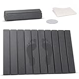 Alfombra Diatomita Baño Plegable Antideslizante | Alfombrilla Baño Diatomita Absorción Rápida | Piedra de atomita | Bath Mat | Alfombra Ducha Antideslizante (Plegable Gris)