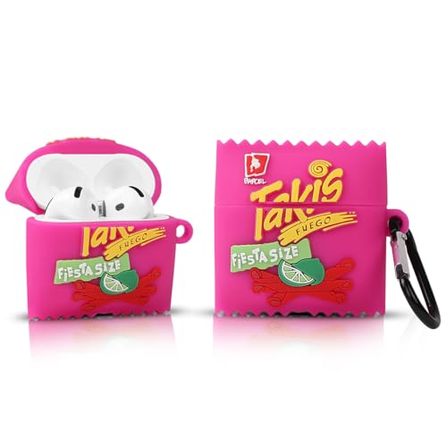 Ya en manzanajugosa.com: LEWOTE Compatible con Apple AirPods 4 Funda protectora divertida Linda Delgada Dulce Dibujos Animados Funda protectora con Llavero (Takis)