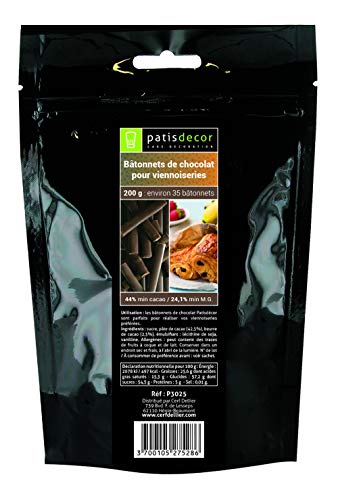 PATISDECOR Batonnets de Chocolat 200 g P3025