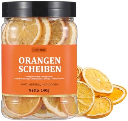 Rodajas de naranja deshidratadas | Dried Orange Slices 140 g de n...