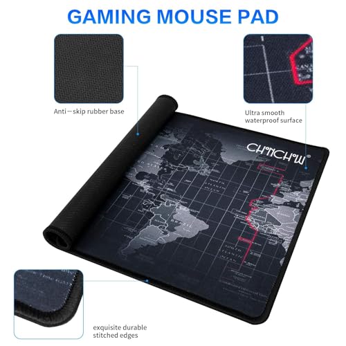 Gaming LED Keyboard Mouse Headset and Mousepad Bundle, CHONCHOW Wired Rainbow LED Light Up Gaming Keyboard Mouse Headset, Value 4 in 1 Game Set for Xbox PS4 PS5 PC Laptop Gamer - Image 7