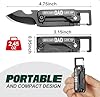 Fathers Day Dad Gifts - Gifts for Dad, Fathers Day Dads Gift from Daughter, Son, Wife - Dads Birthday Gift, Christmas Dad's Presents for Husband, Stepdad, Men - Keychain Presents, Portable Tool #2