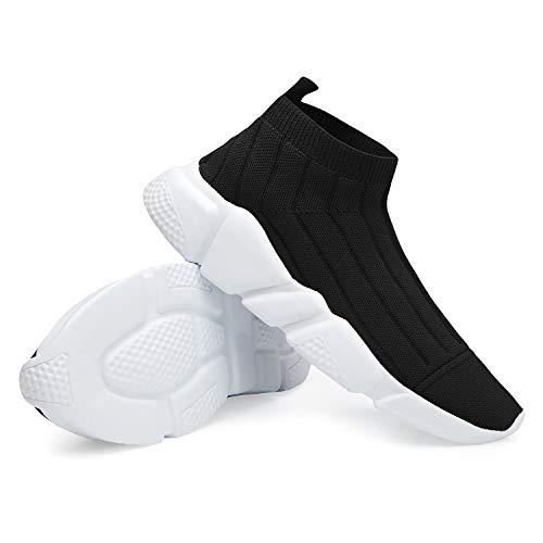 Image of Casbeam Men's Running Knit Comfortable Lightweight Breathable Casual Sports Shoes Fashion Sneakers Slip-On Walking Shoes