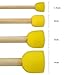 20 PCS Round Sponges Brush Set Kids Painting Tools - Pistha Sponge Painting Stippler Set DIY Paint Tools in 4 Sizes for Kids (Yellow)